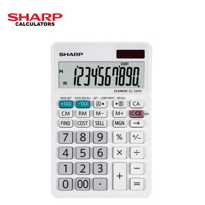 Sharp Semi - Desktop Calculator EL-330W
